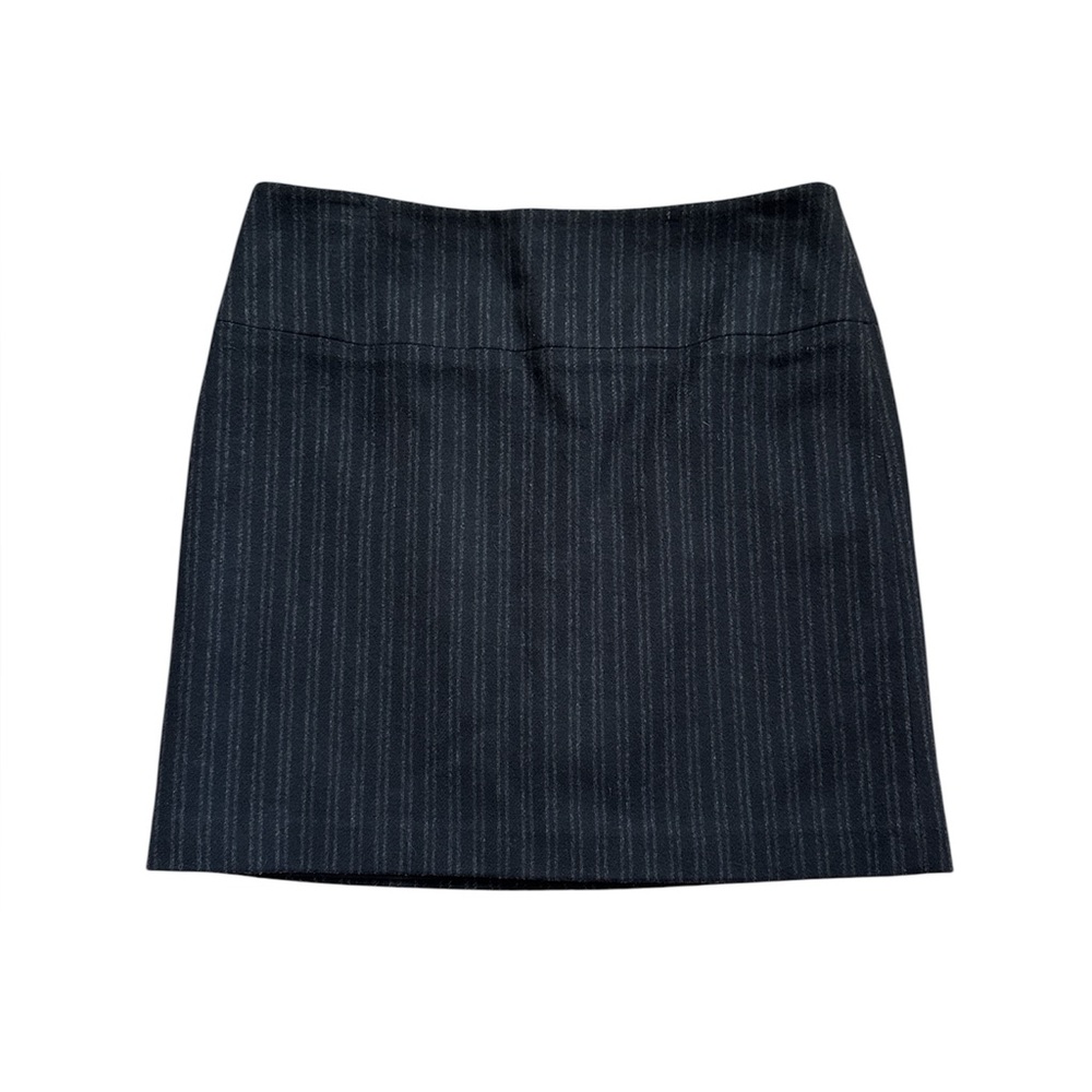 Banana Republic Black Pinstripe Mini Skirt